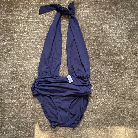 NWT Banana Republic Black Halter One-Piece Swimsuit – Size S - Picture 7 of 7
